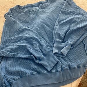 American Eagle waffle knit sweatshirt size XXL 💙